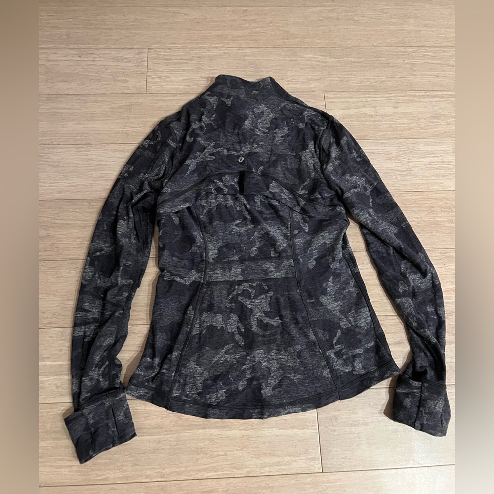 lululemon Black Camouflage Define Jacket
